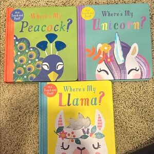 Where's My Animal Touch and Feel Book Set